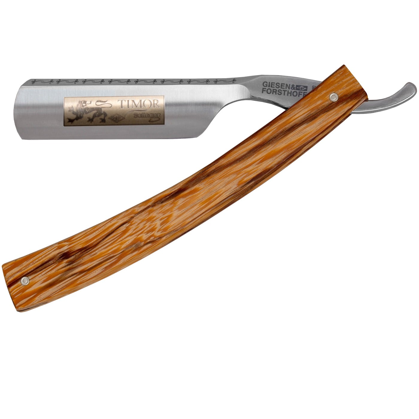 Open Scheermes 6/8" - Solingen Lion - Marblewood