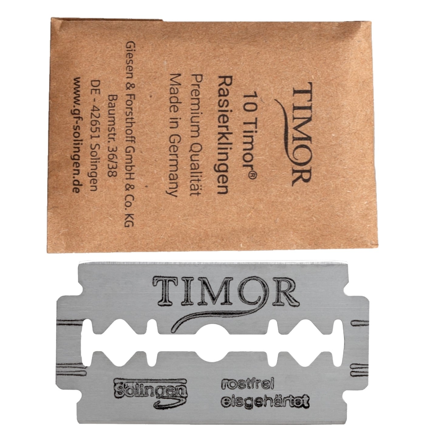 Double Edge Blades Teflon Coated Stainless Steal in Envelop