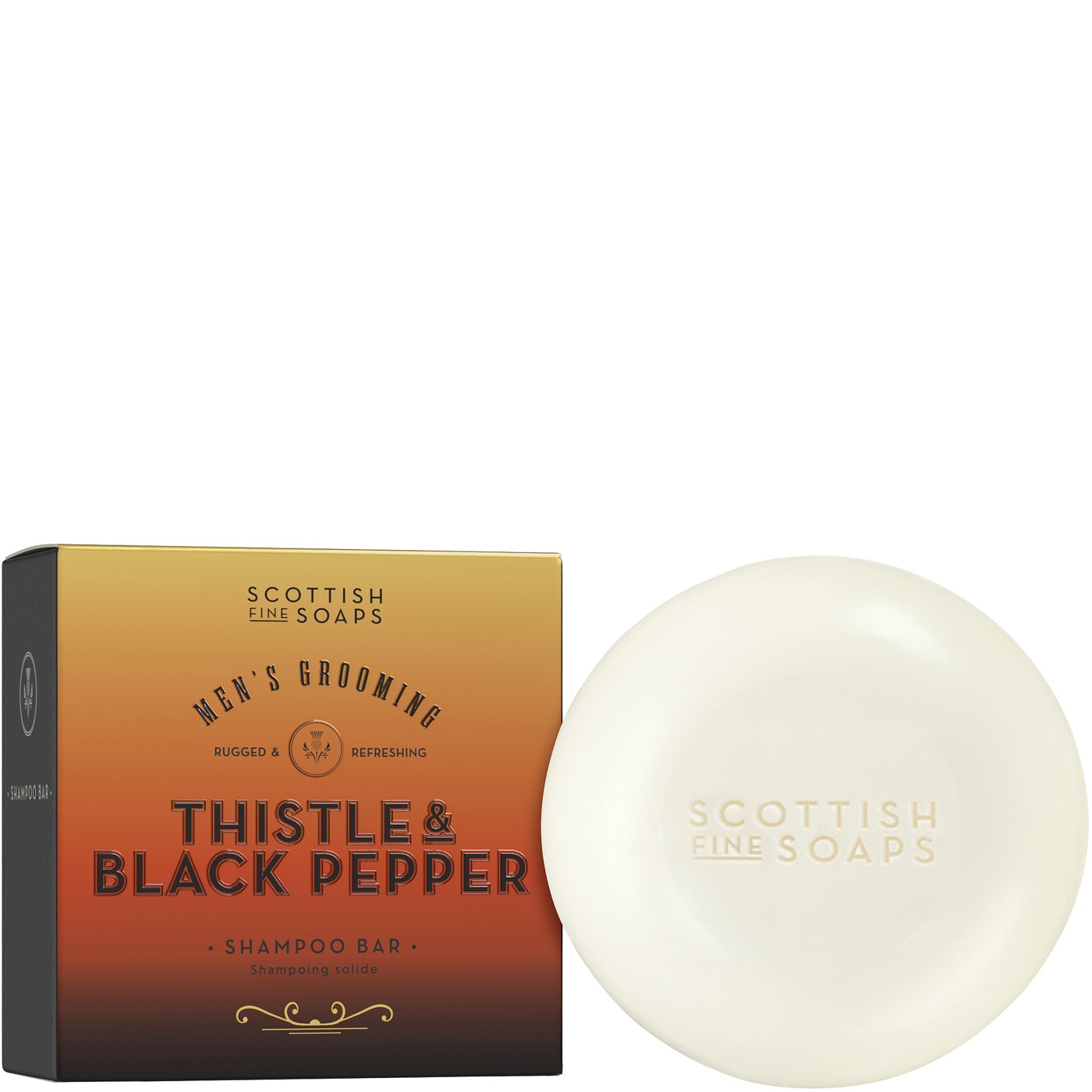 Shampoo bar Bar Thistle & Black Pepper - normaal haar & hoofdhuid