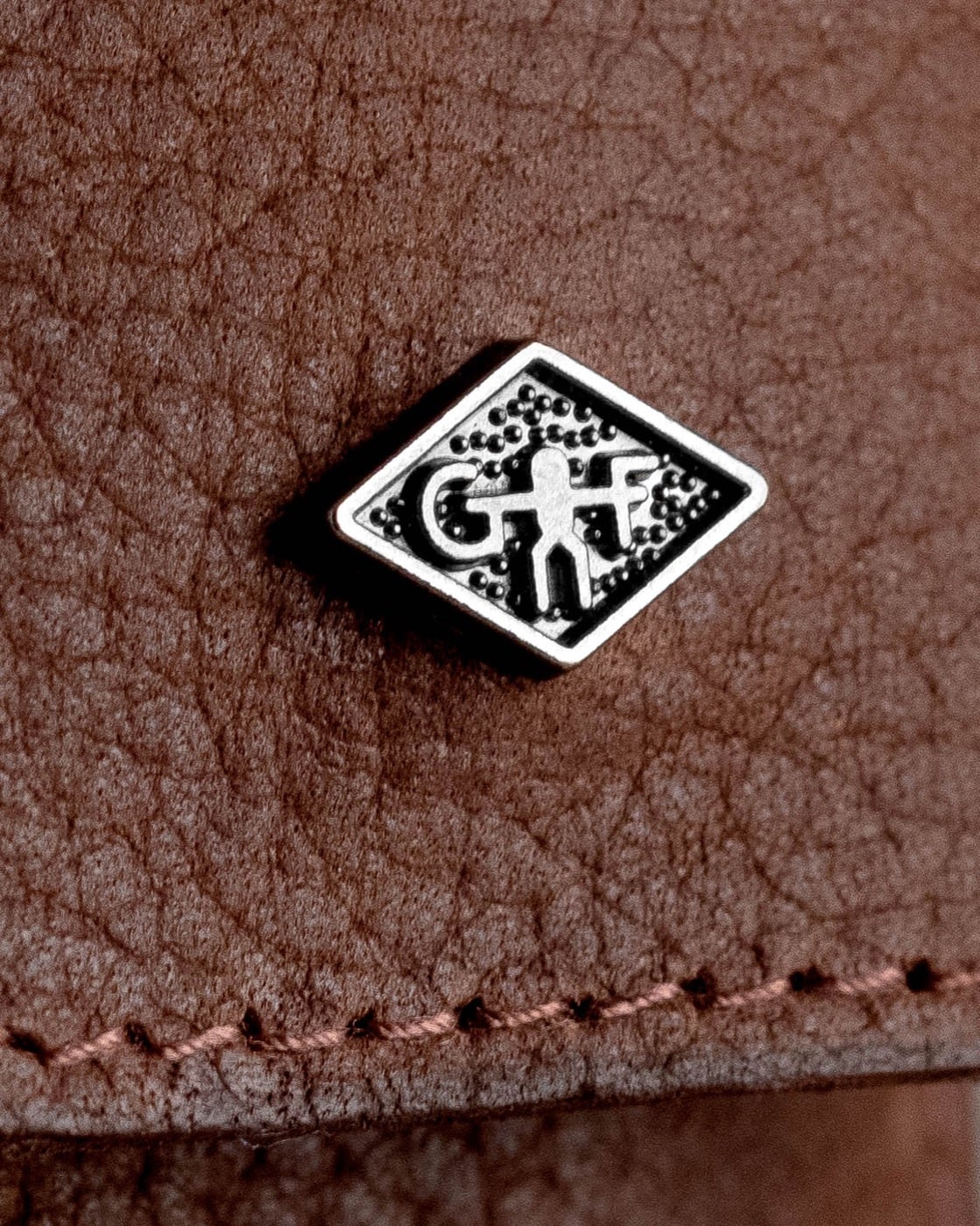 Manicureset 3-delig - rustiek bruin leder