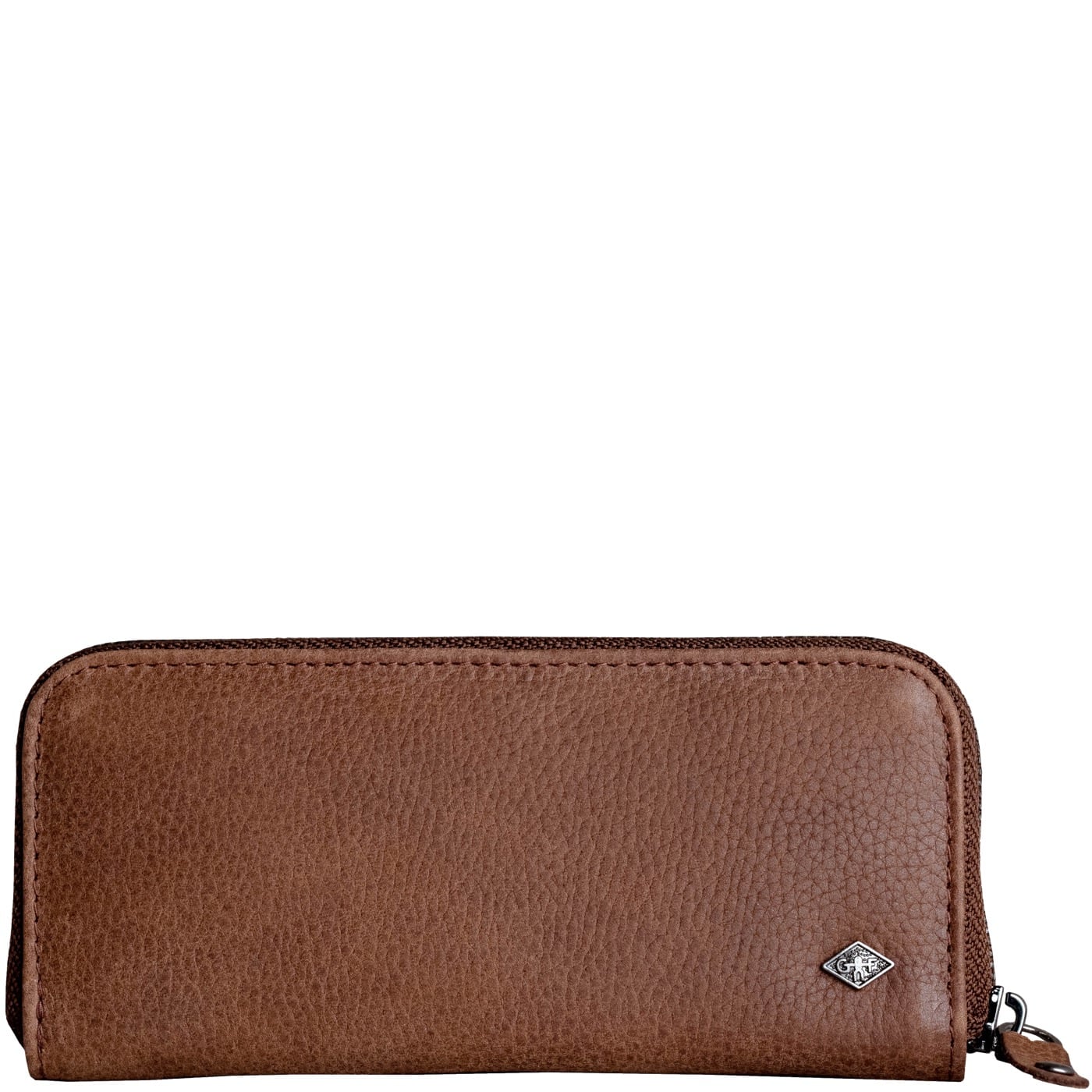 Manicureset 5-delig - rustiek bruin leder