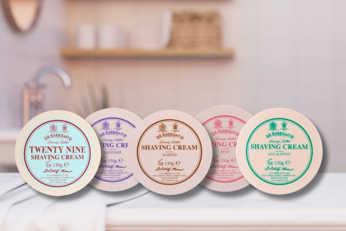 DR Harris sfeer scheercrèmes