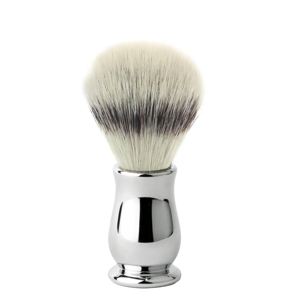 Scheerkwast Chatsworth - Silvertip Fibre - Plain chrome