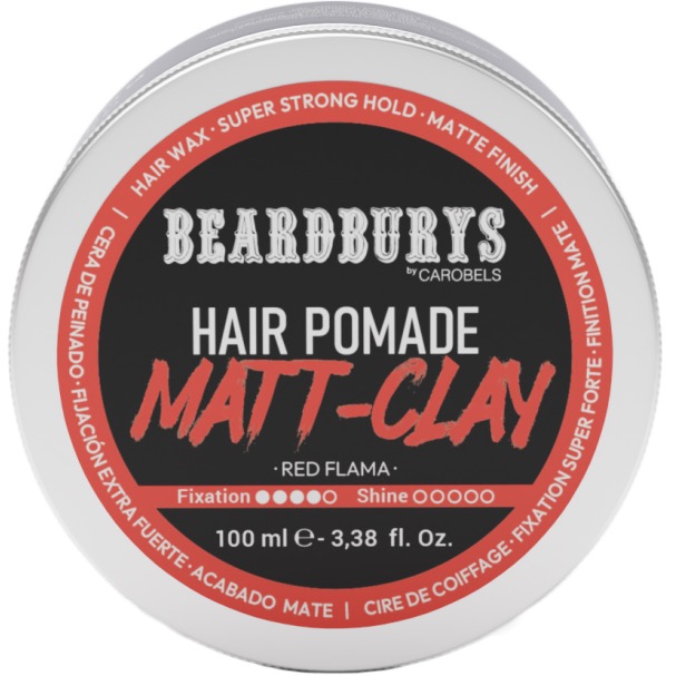 Beardburys Pomade Hair wax Mat Clay 100ml - 1.2 - BB-0412757
