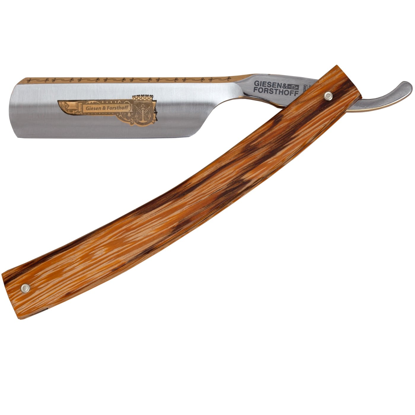 Open Scheermes 6/8" - Solingen crest - Marblewood