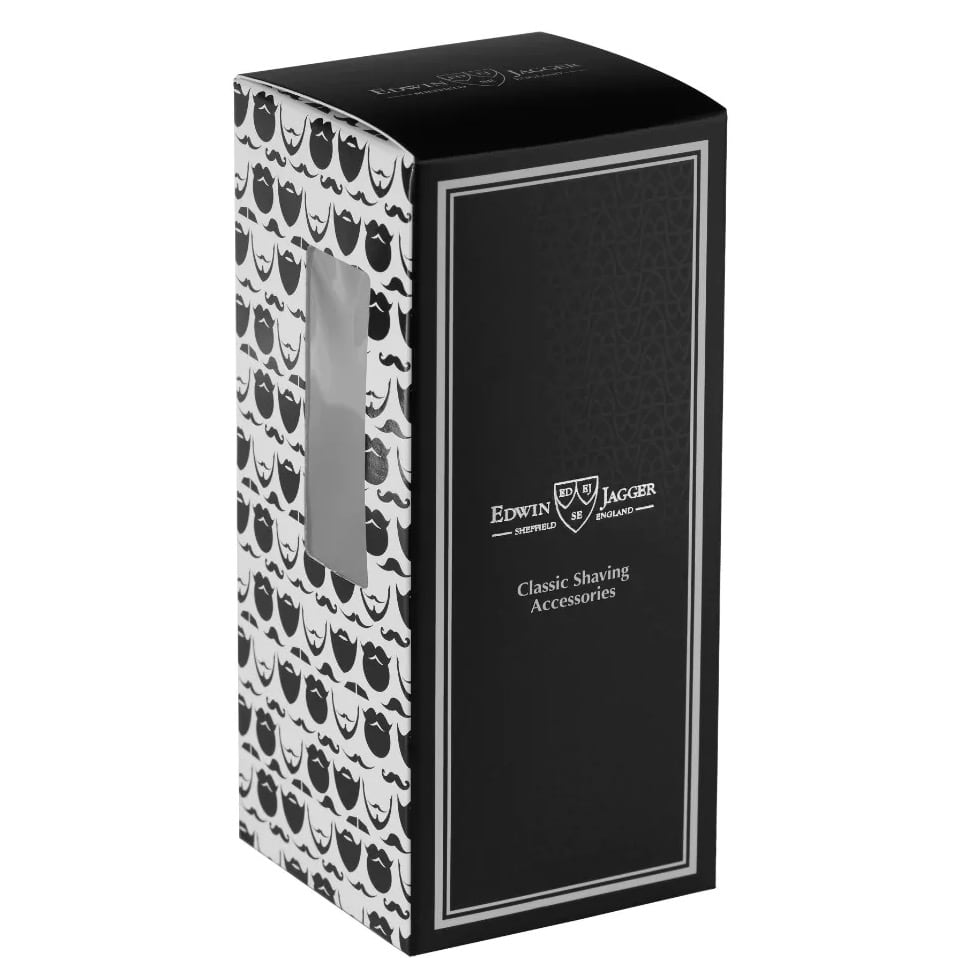 Scheerkwast 3D Diamond - Black Fibre - Zwart/Chroom 