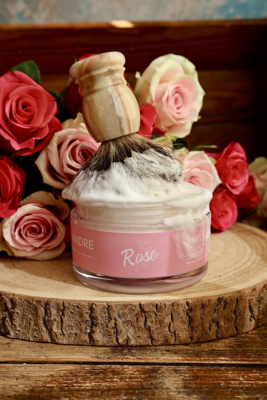 Scheerzeep Rose