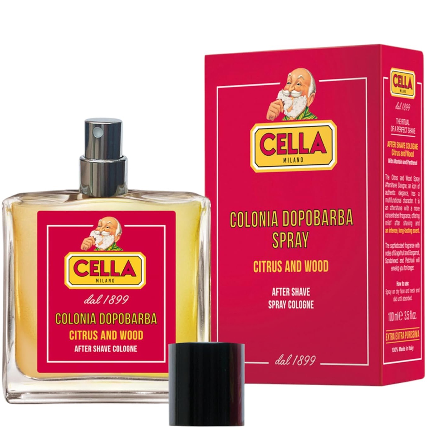 Aftershave Cologne spray - Citrus and Wood