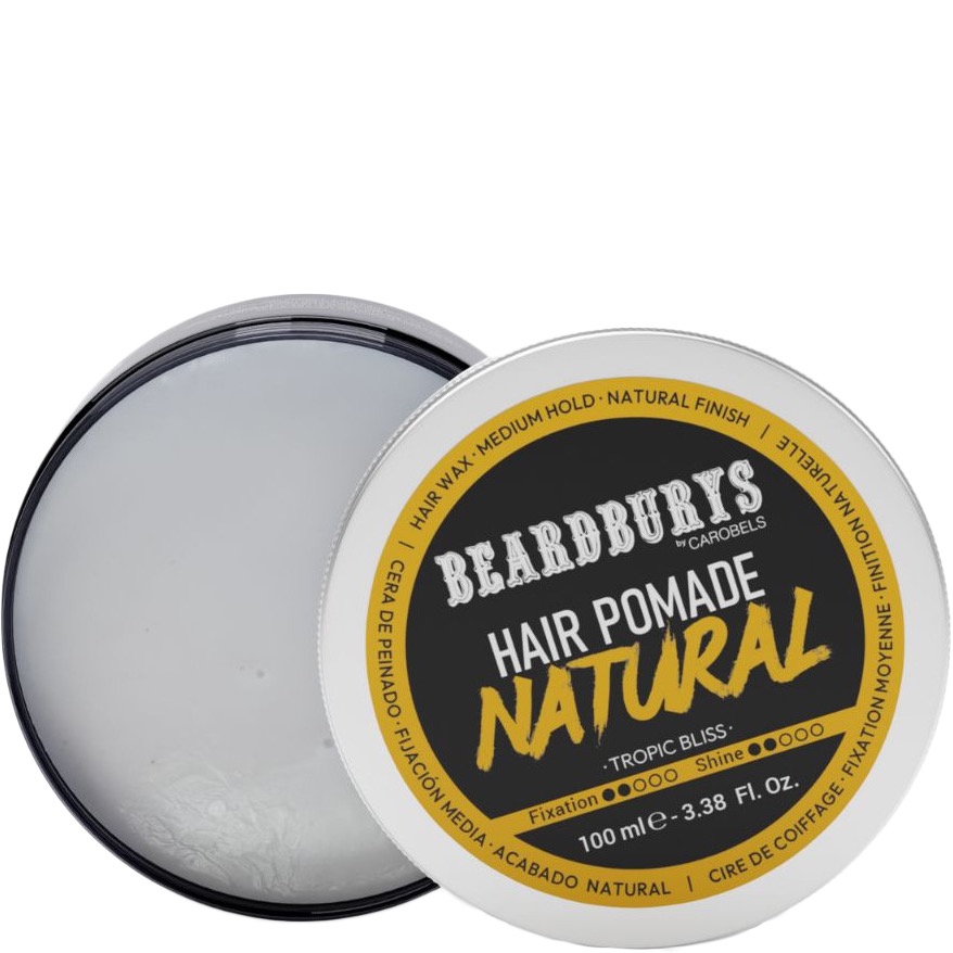 Beardburys Pomade Hair wax Natural 100ml - 1.1 - BB-0412754