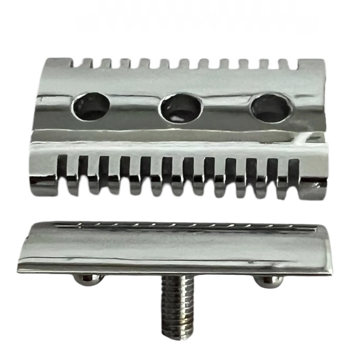 Set open kam en topplaat voor Parker safety razor