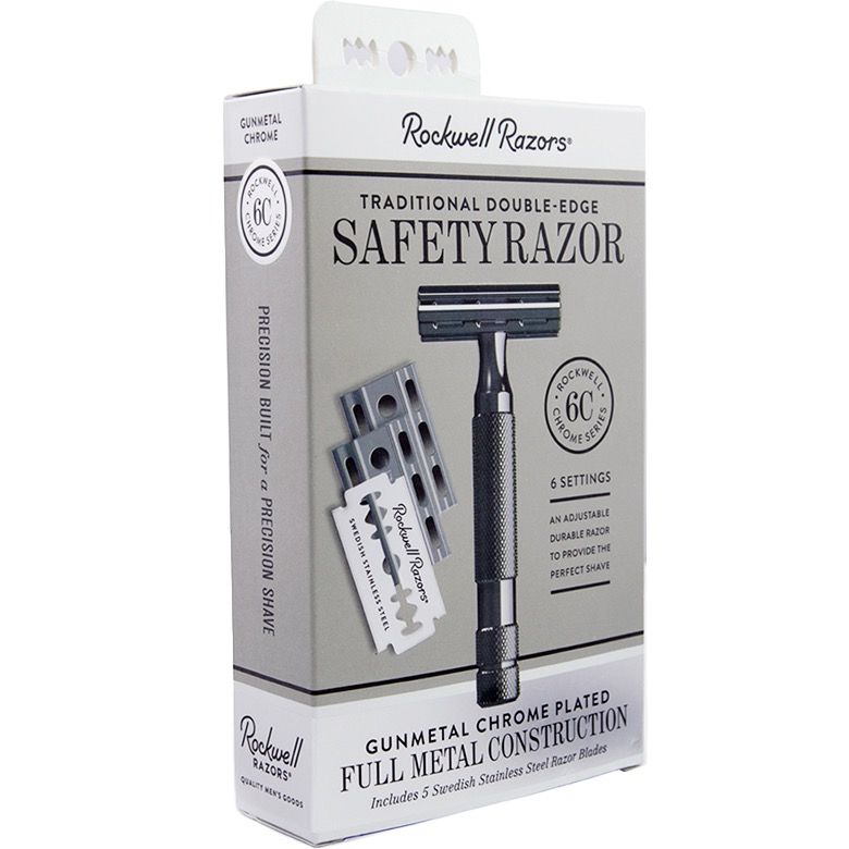 Rockwell Safety Razor 6C Gun Metal | Scheersalon.nl